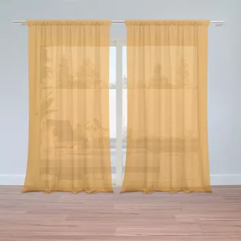 Záclona Sablio Záclony Neonová oranžová: 2ks 150x250cm