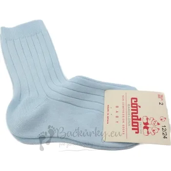 Ponožky CONDOR Azul bebe 410 - vel. 32-35