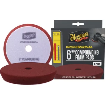 Autovosk Meguiar's Professional Compound Foam Pad - pěnové korekční kotouče, průměr: 6", 2 kusy