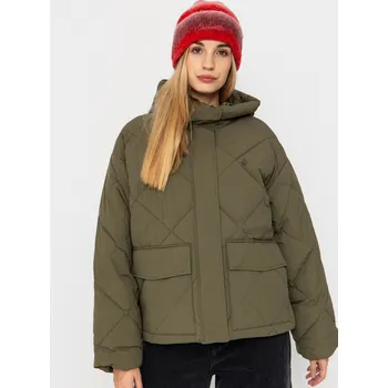 Volcom Out Of Boxy Puff (wintermoss) S, zelená