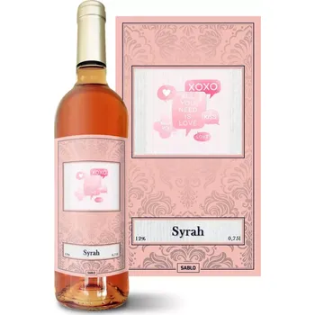 Víno Sablio Růžové víno All you need is love: 0,75 l