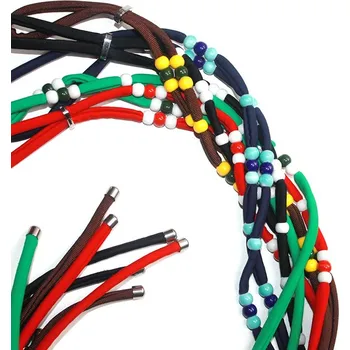 Náhrdelník Foxette Podprsenkový Náhrdelník Porcelánové Korálky - Černá JF_0329