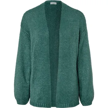 Dámský svetr 689276 - Tchibo - Otevřený kardigan z hrubého úpletu - pro ženy - vel. M 40/42 - barva: zelená