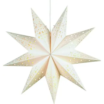 Dekorativní svítidlo Bílá světelná dekorace s vánočním motivem ø 45 cm Solvalla – Markslöjd ID_252587