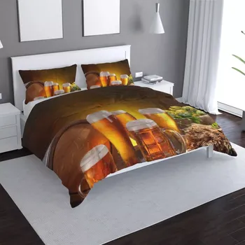 Povlečení Sablio Povlečení Sklenice s pivem - 140x200 / 90x70