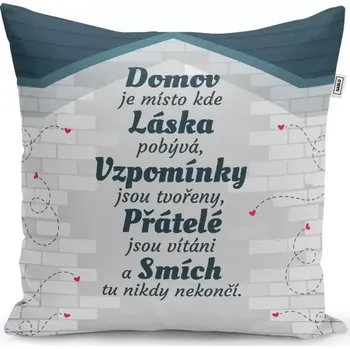 Polštář Sablio Polštář Domov 4: 40x40 cm