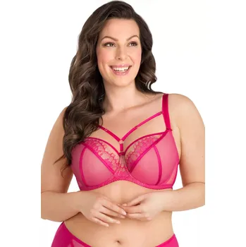 Podprsenka Dámská podprsenka 496 Paradise amarant - GORSENIA amarantová 100/D