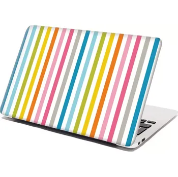 samolepka Sablio Samolepka na notebook Barevné proužky - 38x26 cm