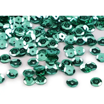 Flitry lomené Ø6 mm, střední, 34 zelená šalvěj tmavá