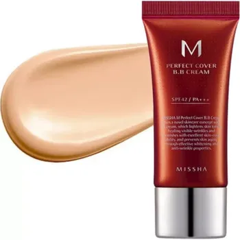 MISSHA - M Perfect Cover BB Cream SPF 42 PA+++ 20ml - 25 Warm Beige