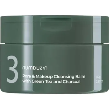 Odličovač Numbuzin - No.3 Pore & Makeup Cleansing Balm With Green Tea And Charcoal 85g