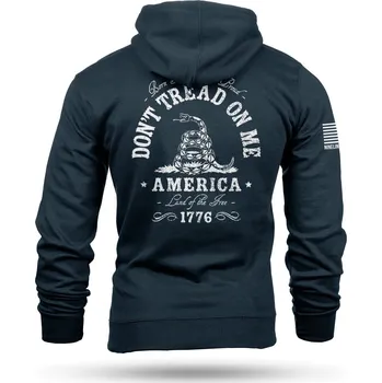 Pánská mikina Nine Line® Mikina Don't Tread On Me Nine Line®, Barva: Navy Blue, Velikost: 3XL