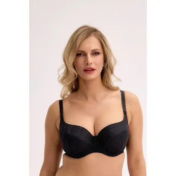 Podprsenka MICAELA 3 FULL CUP BRA ART 758 BLACK černá 65J
