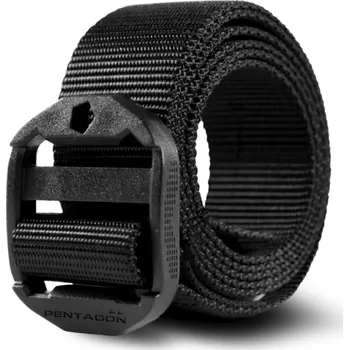 Módní doplněk Pentagon® Tactical Opasek Komvos Single 1,5" Pentagon®, Barva: Černá, Velikost: 4XL