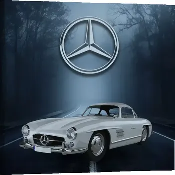 Obraz Sablio Obraz Mercedes-Benz 300 SL V lese - 50x50 cm