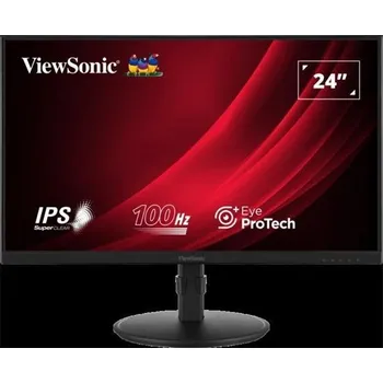 Monitor Viewsonic VA2408-HDJ IPS 24[34] FHD 1920x1080/100Hz/5ms/250cd/1300:1/HDMI/DP/VGA//VESA + Doprava ZDARMA