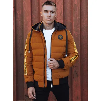 Pánský zimní kabát Pánská zimní bunda prošívaná TX4863 Barva: Černá, Velikost: L