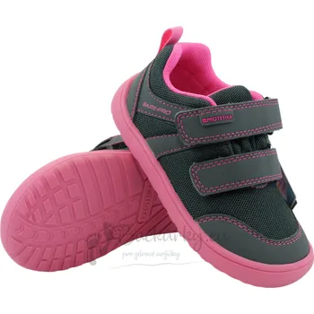 Chlapecké polobotky Dětské celoroční barefoot boty Protetika Nolan Fuxia - vel. 35