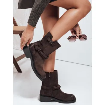 Dámské kozačky Dámské semišové kozačky ZY1032 Barva: Černá, Velikost: 37