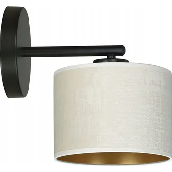 Nástěnné svítidlo Emibig HILDE K1 BL WHITE Nástěnné svítidlo Ocel lakovaná, stínidlo černé