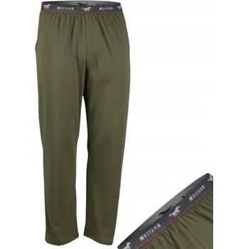 Pánské pyžamo MUSTANG pánské pyžamové kalhoty bavlna L khaki