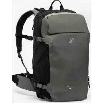 Sportovní taška FORCLAZ Turistický cestovní batoh Travel 500 Organizer 40 l KAŠTANOVÁ|ZELENÁ|ČERNÁ