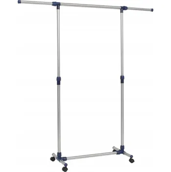 Věšák Stojanový věšák kovový VidaXL stříbrný