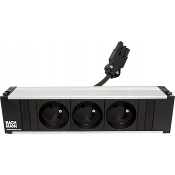 Elektrická zásuvka BACHMANN Systém CONI, box pro 3 moduly, 3x zásuvka CZ (333.0500)