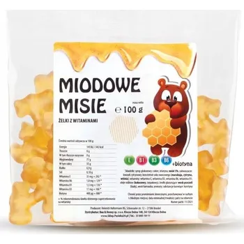 Bonbon Medvídci s medovou příchutí želé bonbony 100 g - vzor J4