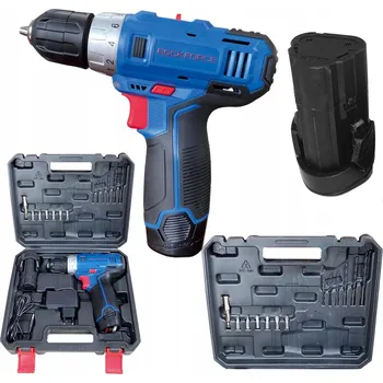 Akumulátorový Aku Šroubovák 12V 2 x Li-ION akumulátor , 1300 mAh Rockforce