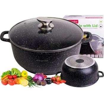 Hrnec Hrnec 6,5L s víkem - Indukce a plyn, Kamille