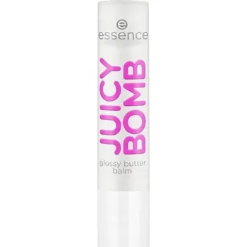 Péče o rty Essence Lesklý Balzám na Rty Juicy Bomb, Přírodní, Lesklý 2,5 g