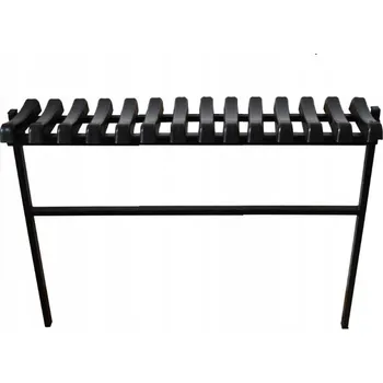 Zahradní lavice Skládací hřbitovní lavička Derton 90 cm, ocelová s PVC