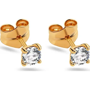 Náušnice Napichovací náušnice Sam s lab-grown diamanty ALLG009 + dárkové balení LUXUS zdarma