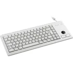 Cherry G84-4400 s trackballem, drátová, USB, ultralehká a malá, bílá EU layout G84-4400LUBEU-0