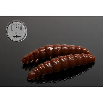 Umělá nástraha Libra Lures - Nástraha LARVA 45mm / krill / brown / 12ks