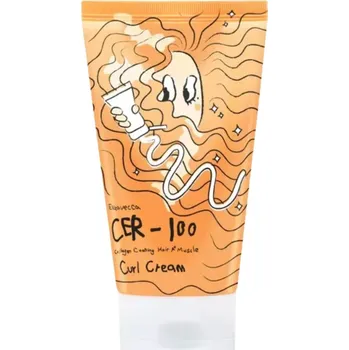 Stylingový přípravek Elizavecca - Cer-100 Collagen Coating Hair A+ Muscle Curl Cream 120ml