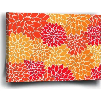 Obraz Sablio Obraz Barevné květiny - 60x40 cm