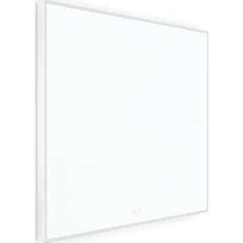 Zrcadlo Bílé zrcadlo do koupelny 80x70 s osvětlením po stranách, dva dotykové spínače NIMCO ZPB 13003VX-05 Nimco