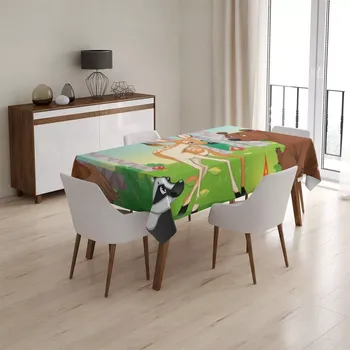 ubrus Sablio Ubrus Lesní zvířátka 2 - 130x170 cm