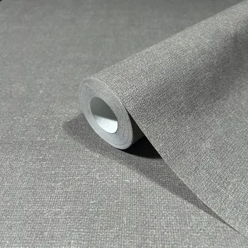 Tapeta ŠEDÁ VINYLOVÁ TAPETA NA VLIESU OZDOBNÁ STRUKTURA