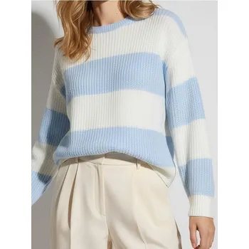 Dámský svetr Sinsay - Pruhovaný svetr - modrá - 391GZ-05X - 391GZ-05X-XL