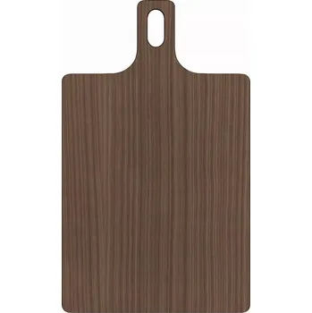 Kuchyňské prkénko Arya Krájecí deska s rukojetí, délka: 240 mm, šířka: 200 mm, ořech