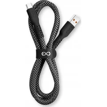 Datový kabel Kabel EXC USB - USB Typ C 0,9 m černý