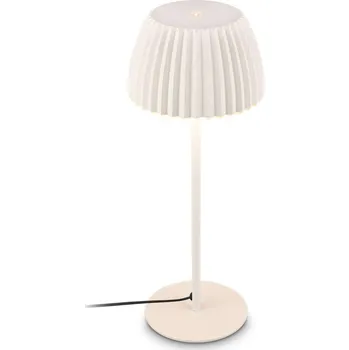 Lampička BRILONER Loca stolní lampa - 8W, 800lm, LED, dotykový vypínač, stmívatelná, teplá bílá, starobílá 7625016