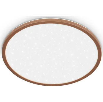 BRILONER Slim svítidlo LED panel pr.37,5 cm - 22W, 3000lm, hvězdné nebe, neutrální bílá, kávová 7654014