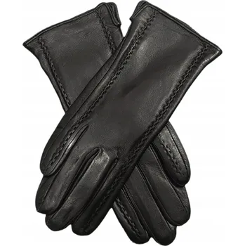 Rukavice Dámské kožené rukavice z přírodní telecí kůže, zateplené, černé, XXL /9