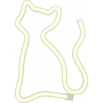 Lampička Neon LED KOČKA teplá bílá Netopýr + USB Forever Light