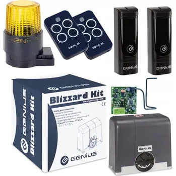 Pohon brány Pohon pro posuvné brány Genius wjazdowej przesuwnej dwuskrzydłowej 230 V