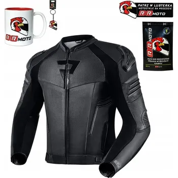 Moto bunda Kožená bunda Rebelhorn Vandal černá, velikost 60